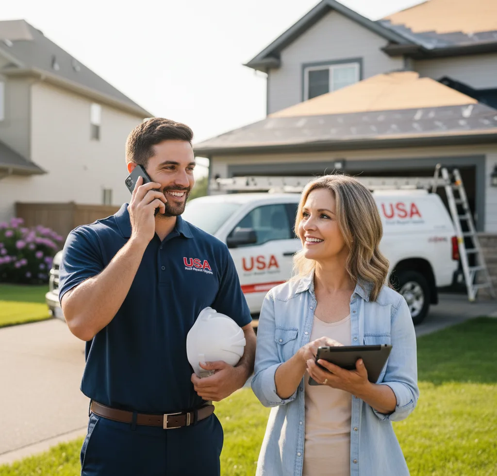 USA Roof Repair Experts customer support in West Grove